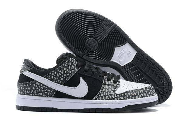Men's Dunk Low SB Black/White Shoes 0196 Men's Dunk Low SB Black/White Shoes 0196
